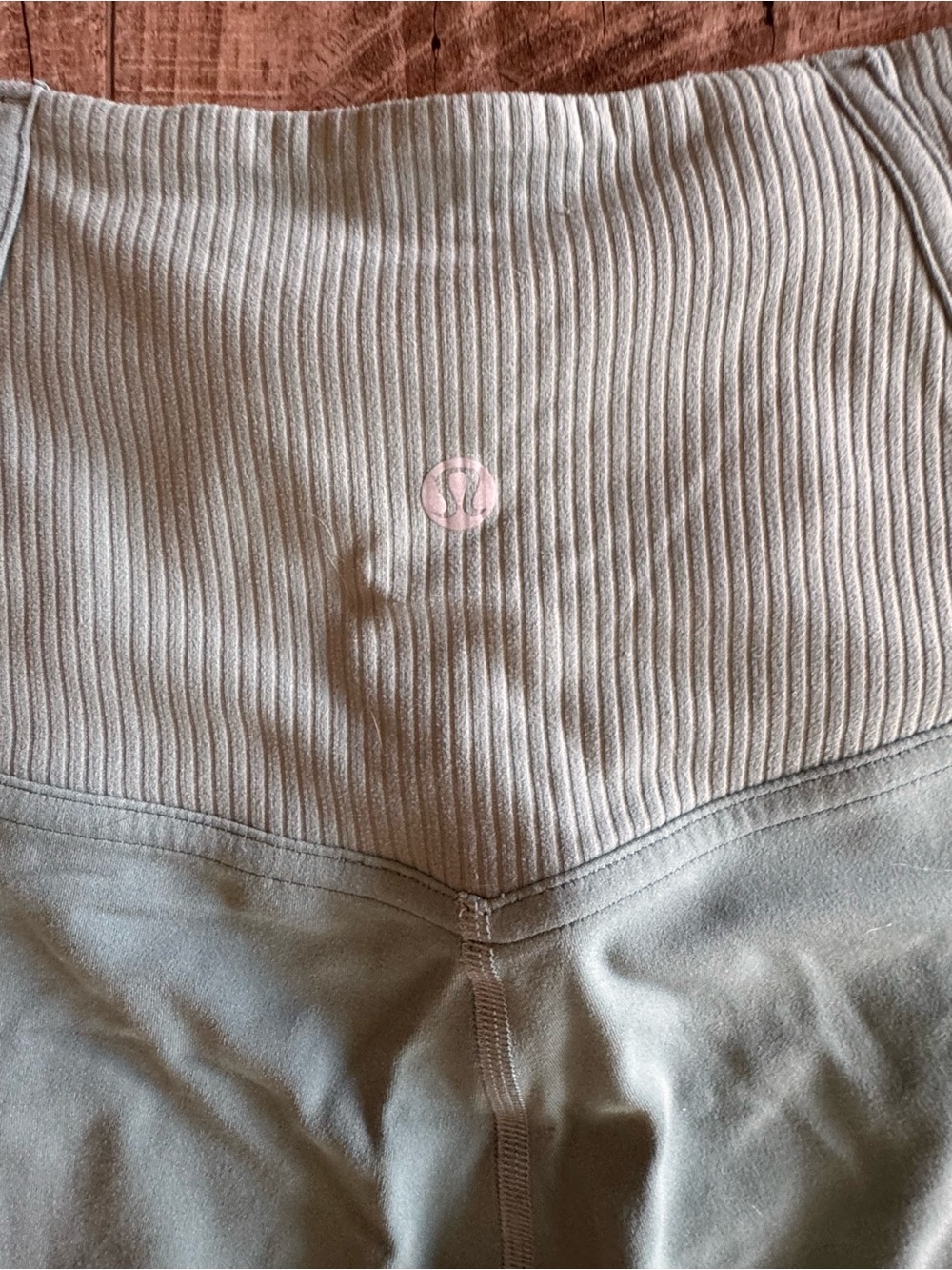 lululemon athletica Ribbed High-Waist Leggings — Light green